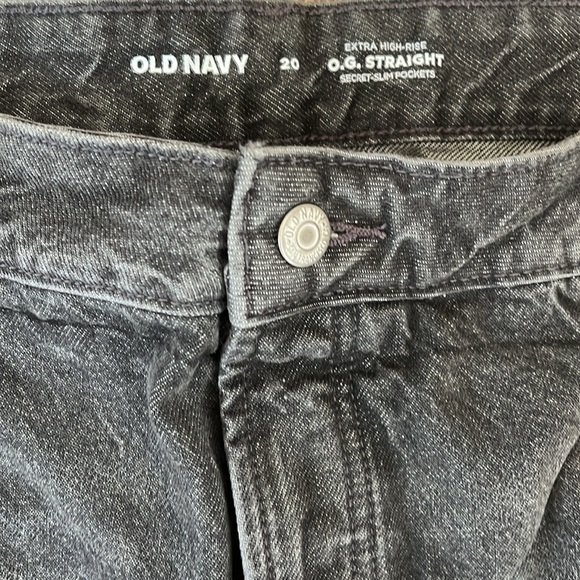 Extra High Rise OG Straight Old Navy Plus Size Jeans - Picture 2 of 4